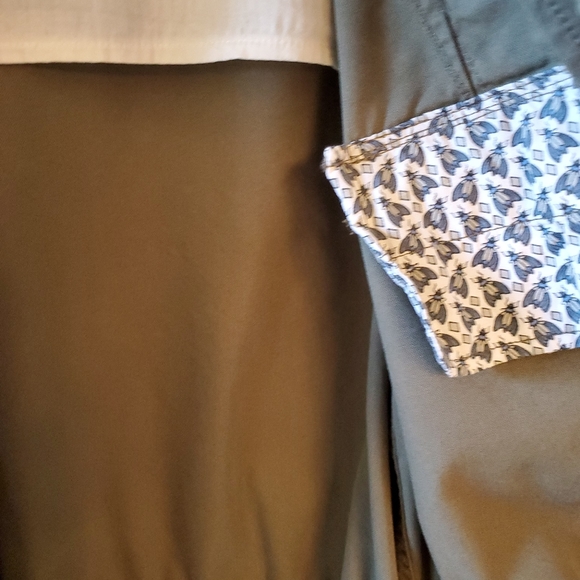 Banana Republic woman's tunnel waist jacket,  color: green night,  size: 10 tall - Picture 10 of 15